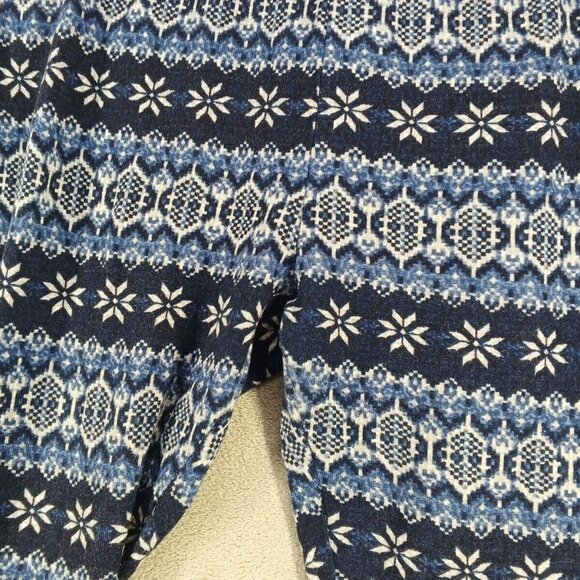 PINK REPUBLIC Holiday Legging Size XL(16-18)Geometric Floral Knit Casual - Picture 4 of 12